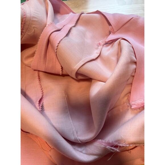 Vintage 1960s -70s Lord & Taylor Sleeveless Column Gown Pink Small Med JL - Picture 4 of 15